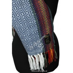 Chal, bufanda, azul marino cinturones, colección: Lana de...