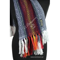 Chal, bufanda, azul marino cinturones, colección: Lana de...