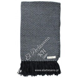 Chal, bufanda, gris, negro diamantes, colección: Lana de...