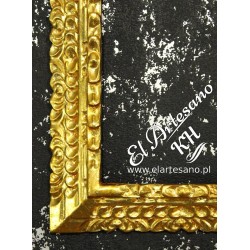 Picture frame, mirror, hand-carved, gilded, dimension:...