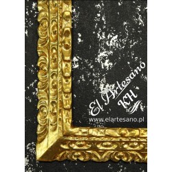 Picture frame, mirror, hand-carved, gilded, dimension:...