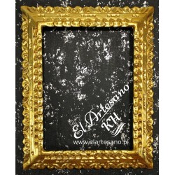 lustro w złotej ramie, 
złota ramka 30x40cm, 
złota rama do obrazu,
rama rzeźbiona,
rama glamour,
stylowa rama