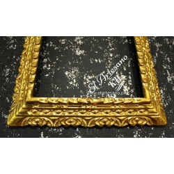lustro w złotej ramie, 
złota ramka 30x40cm, 
złota rama do obrazu,
rama rzeźbiona,
rama glamour,
stylowa rama