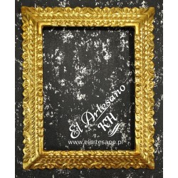 lustro w złotej ramie, 
złota ramka 30x40cm, 
złota rama do obrazu,
rama rzeźbiona,
rama glamour,
stylowa rama