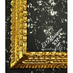 Picture frame, mirror, hand-carved, gilded, dimension:...