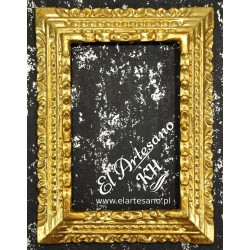lustro w złotej ramie 
złota ramka  20x30cm, 
złota rama do obrazu,
rama rzeźbiona,
rama glamour,
stylowa rama