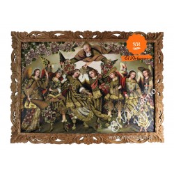 rama rzeźbiona
ażurowa rama
stara rama do obrazu
gotowa rama do obrazu 80x120cm
duża stara rama do obrazu