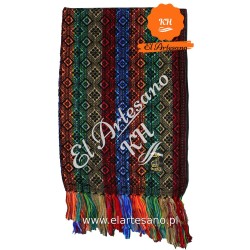 Duży, elegancki, modny, oryginalny, szal, szaliczek damski, szalik z alpaki, wielokolorowy