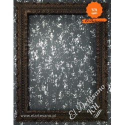 copy of Picture frame, mirror, hand-carved, black,...